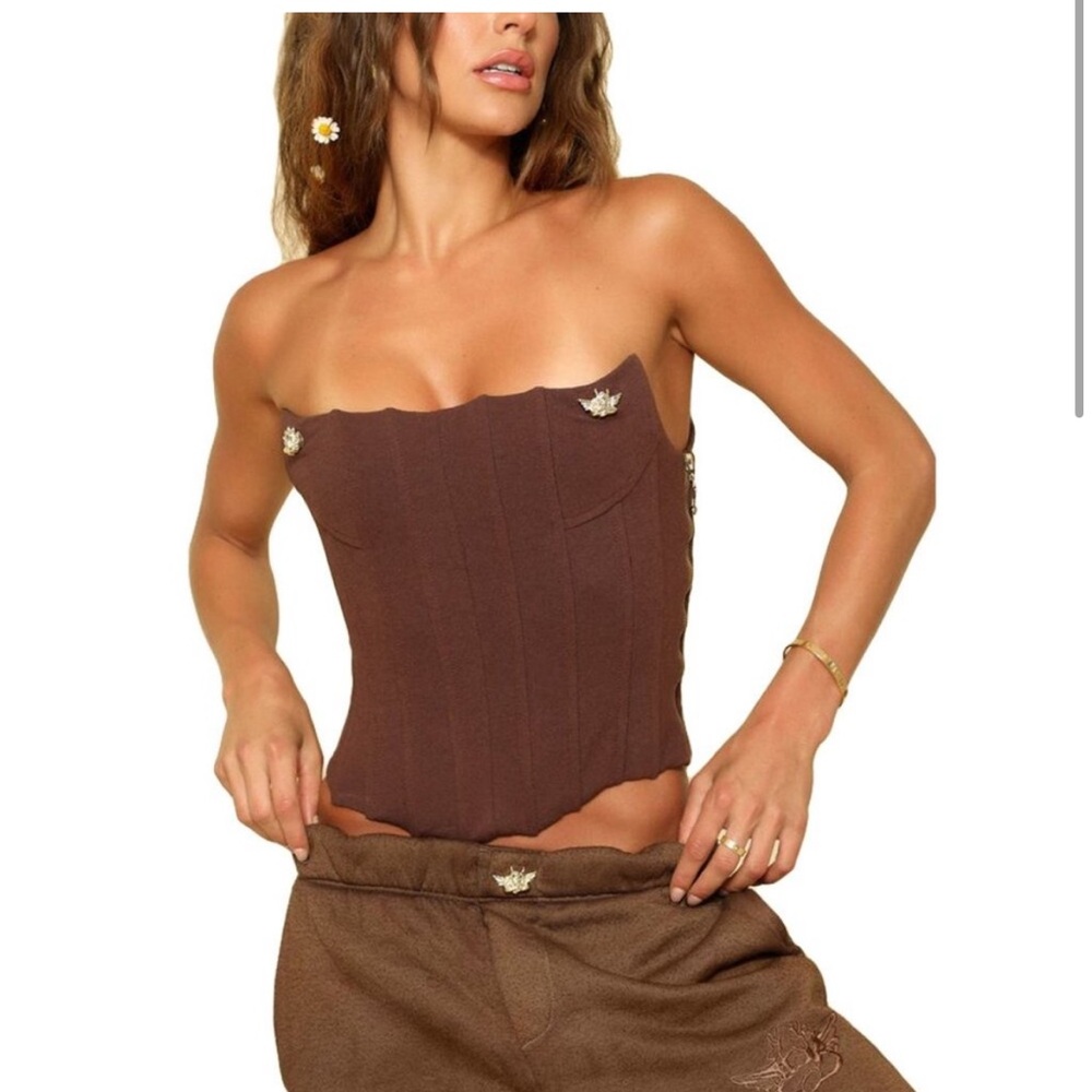 ⭐️BOYS LIE / Chocolate Boys Lie Corset